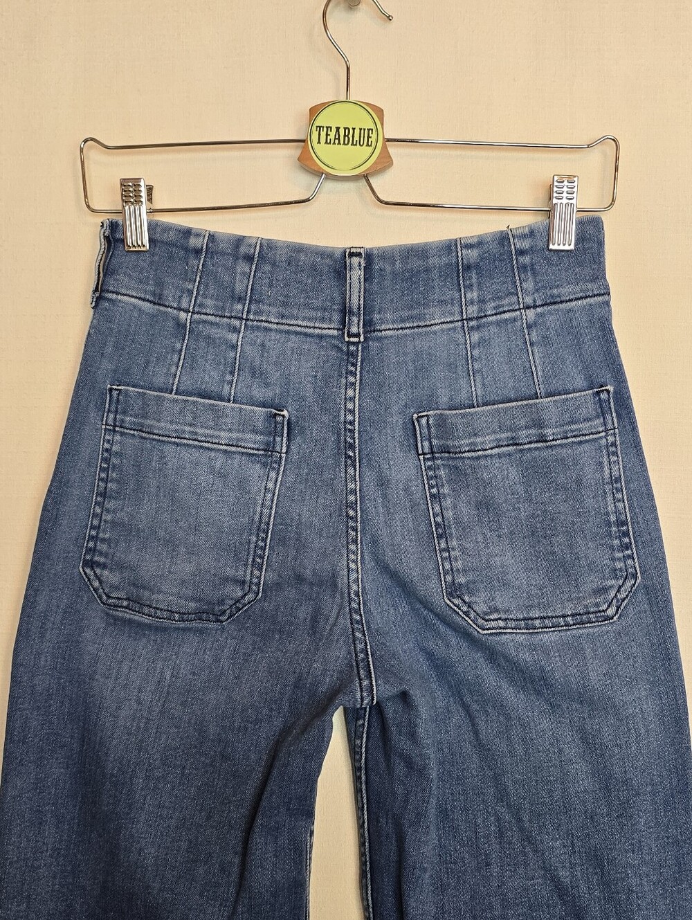 Maeve The Colette Crop High-Rise Wide-Leg Jean 26 Anthropologie Denim - Picture 9 of 13